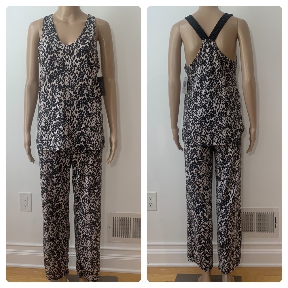 New Vince Camuto Animal Print Lounge Set PJs